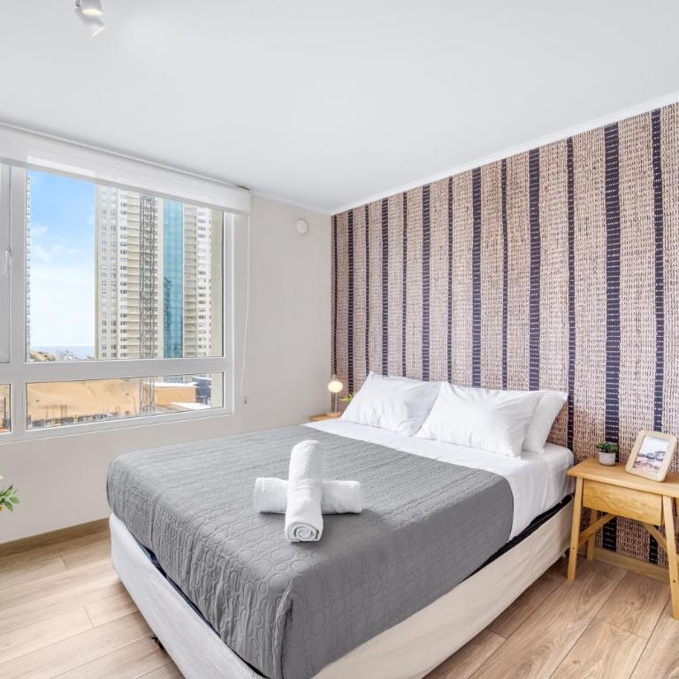 Relax Stay Concón 2D Modern Apartment with Wifi - Two-Bedroom Apartment with Balcony - 3