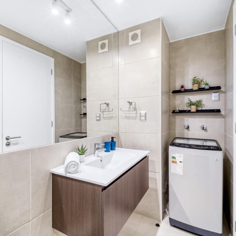 Relax Stay Concón 2D Modern Apartment with Wifi - Two-Bedroom Apartment with Balcony - 5