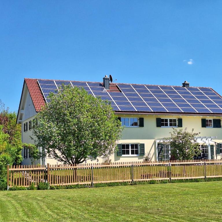 Ferienwohnungen Allgäublick am Radweg mit Fahrradgarage und Garten - Apartment mit 1 Schlafzimmer und Gartenblick - 17