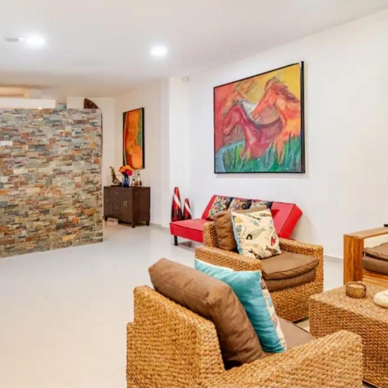 Casa con Piscina Privada Playas del Mar - Six-Bedroom House - 33
