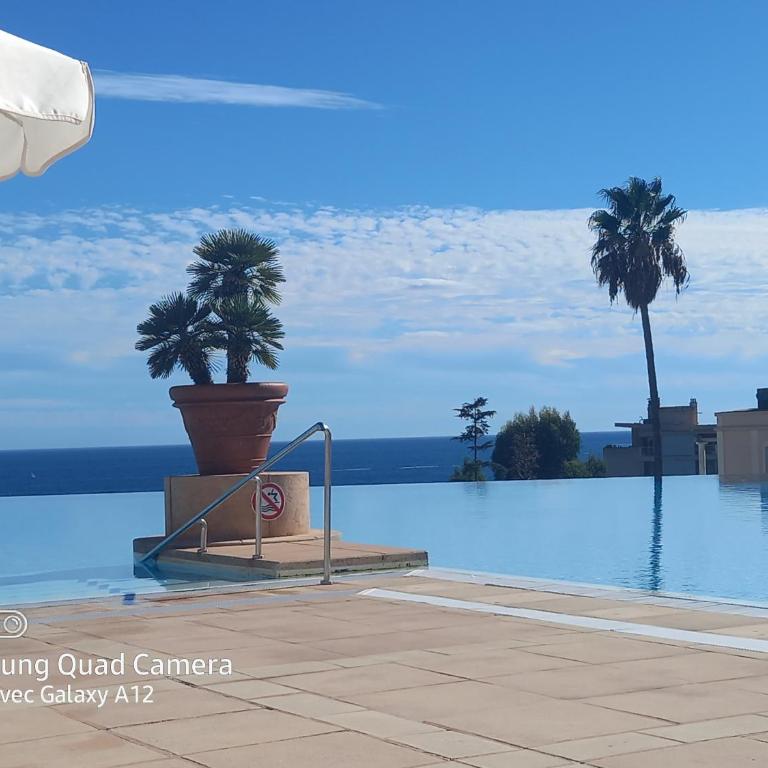 Cannes superbe appt 3 pces Wi-Fi Clim Piscine Vue sur les îles et les Paquebots - Appartement 2 Chambres - 1