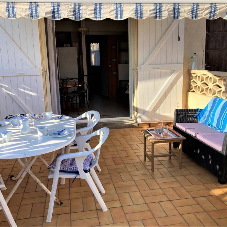 Les Goelettes - Rez de jardin à 30 mètres de la plage - Apartment mit Terrasse - 8