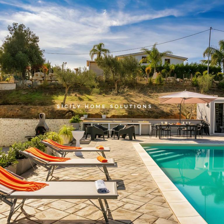 Villa degli Ulivi con Piscina salata By Sicily Home Solutions - Villa con Piscina Privata - 8