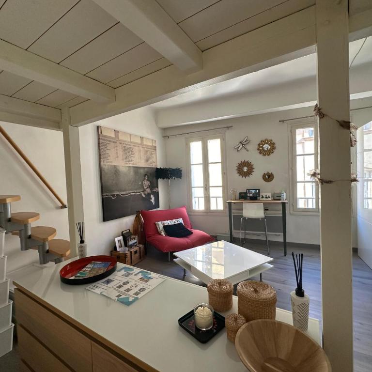 Chez Anne - Appartement cosy avec mezzanine au cœur du centre historique d'Aix-en-Provence - Studio - 4