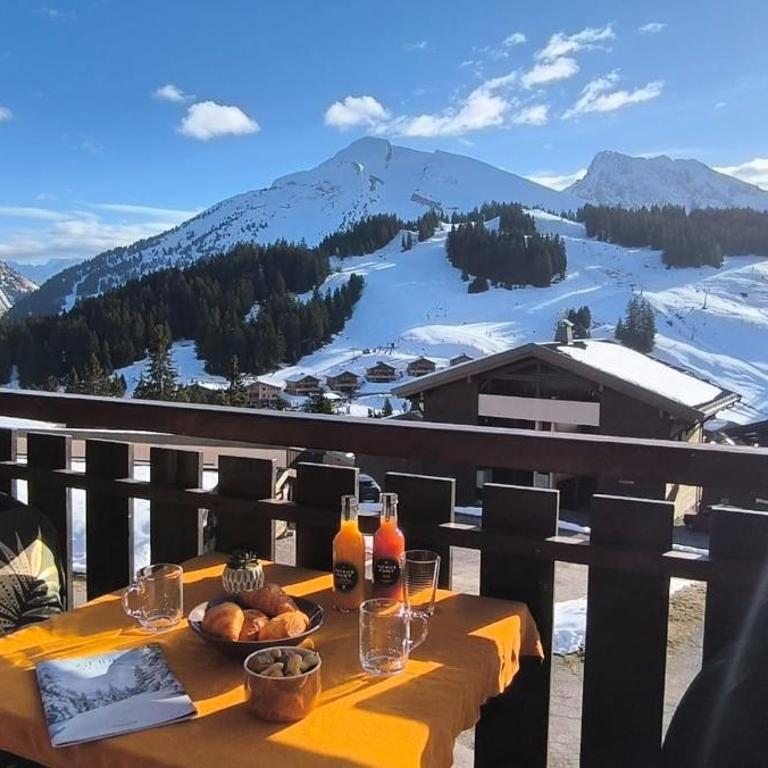 Slow Chalet Tilleuls vue montagne proche pistes & randos Manigod 5 pers - Appartement - 1