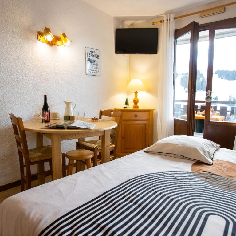 Slow Chalet Tilleuls vue montagne proche pistes & randos Manigod 5 pers - Appartement - 19