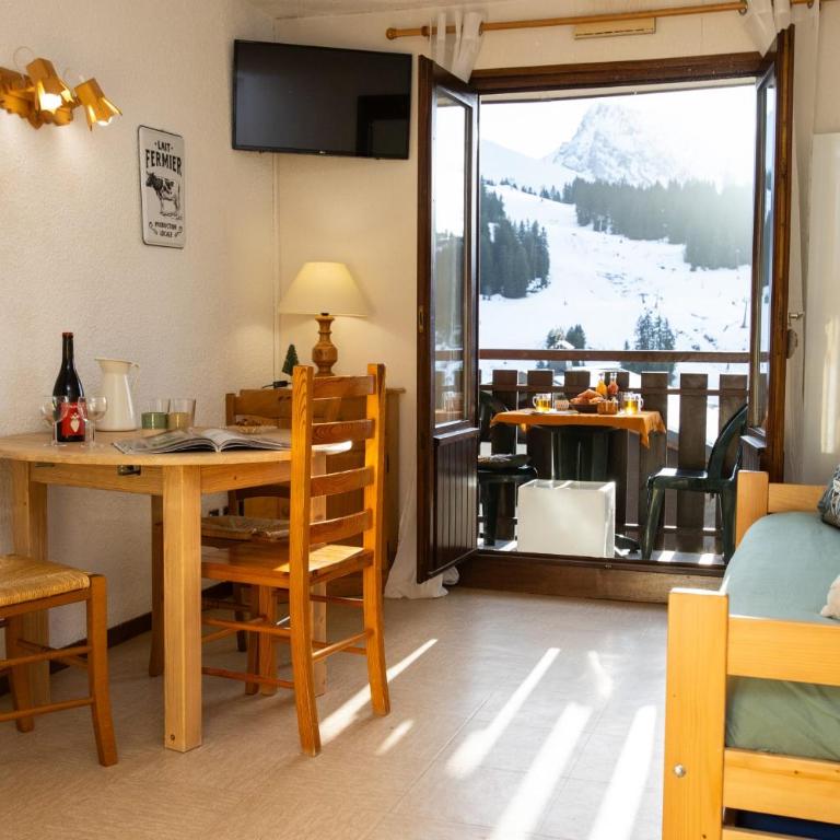 Slow Chalet Tilleuls vue montagne proche pistes & randos Manigod 5 pers - Appartement - 21
