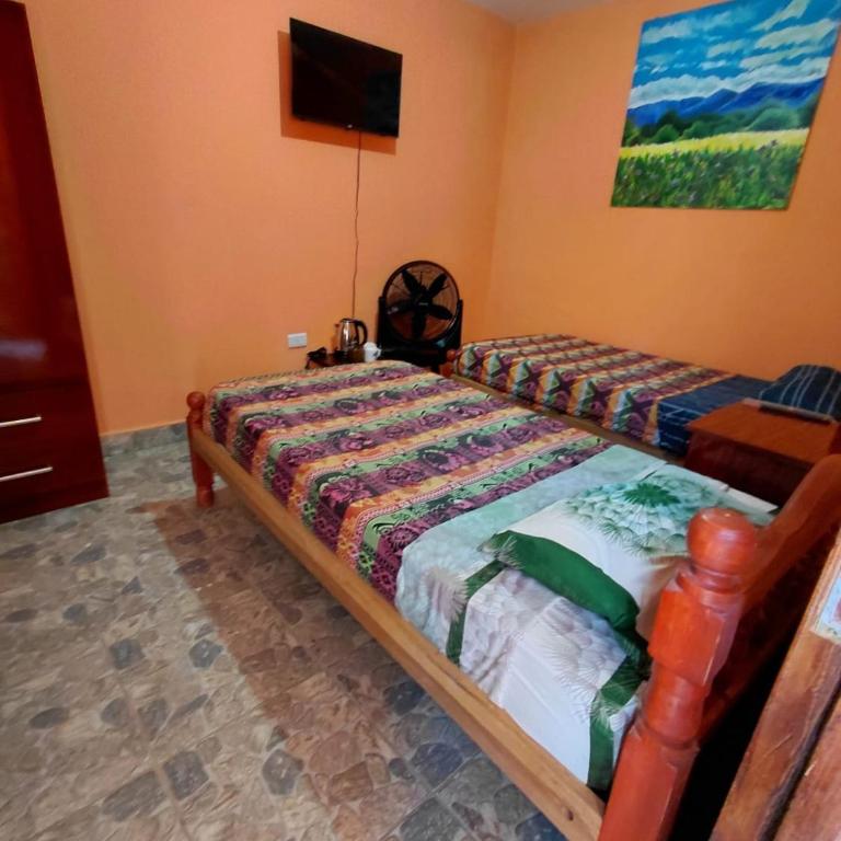 Umbral Calchaquí - Habitación Doble con baño privado externo - 2 camas - 2