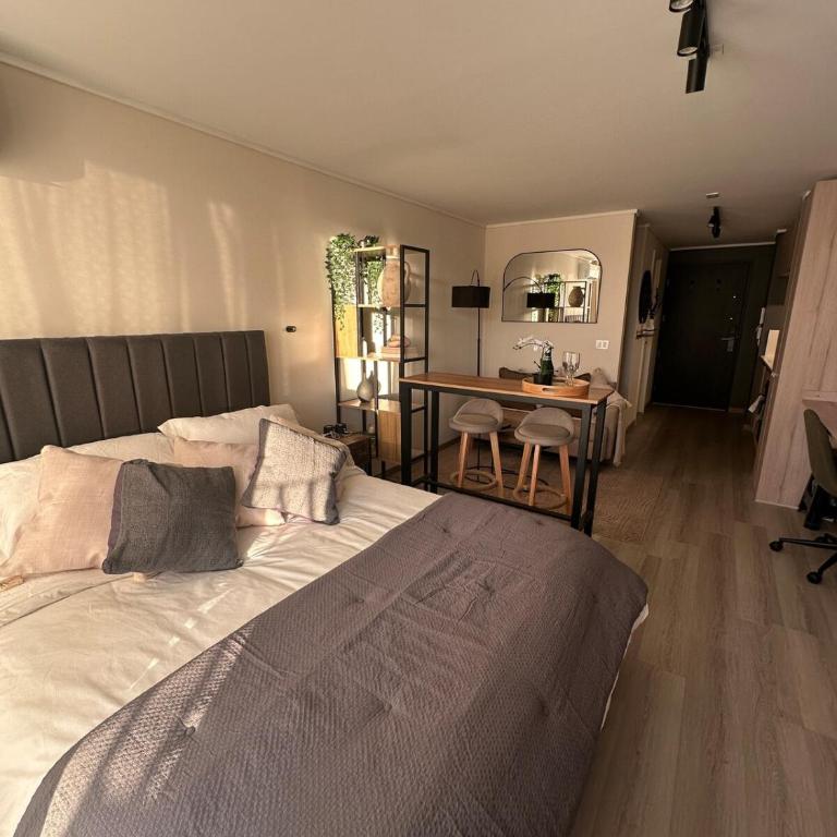 Warm Studio Ñuñoa - Metro Santiago L3 Equipped Connected - One-Bedroom Apartment - 3