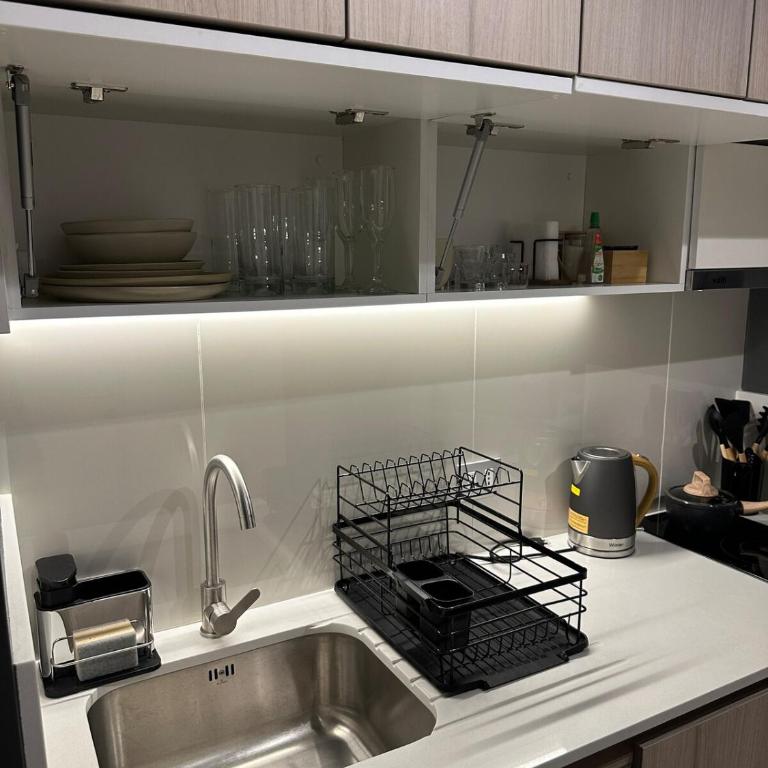 Warm Studio Ñuñoa - Metro Santiago L3 Equipped Connected - One-Bedroom Apartment - 14