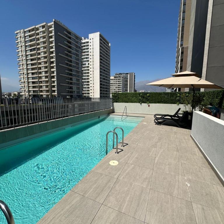 Warm Studio Ñuñoa - Metro Santiago L3 Equipped Connected - One-Bedroom Apartment - 35