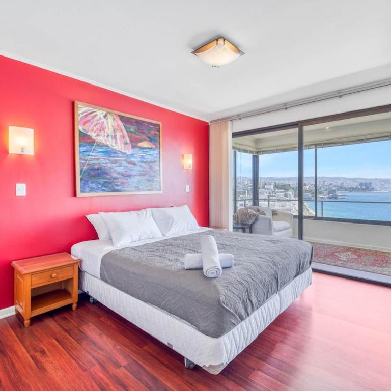 Ocean Stay Apartment with Ocean View in Viña Del Mar - Three-Bedroom Apartment - 18