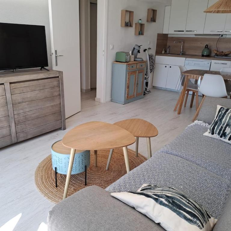 Rez-de-jardin, vue mer, Le Lavandou - Appartamento con 2 Camere da Letto - 5
