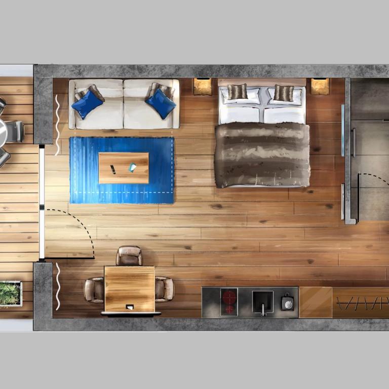 Penthouse Studio I mit Balkon und Ausblick - Apartment mit Aussicht und Balkon - 30