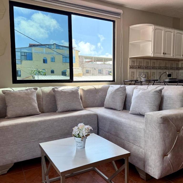 Almar departamento completo con balcon 2 habitaciones AC - WIFI Starlink - 2 baños completos con AGUA CALIENTE - Two-Bedroom Apartment with Harbor View - 8