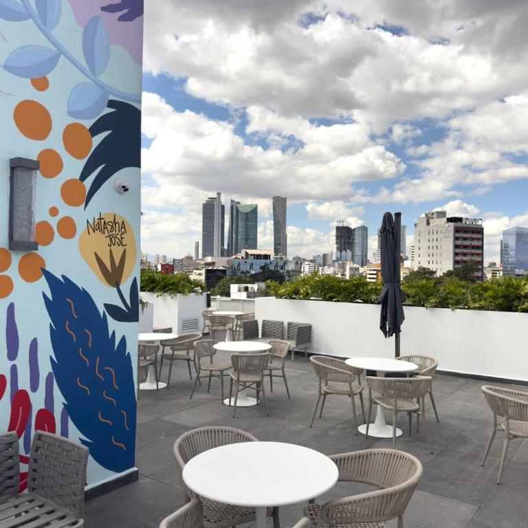 Roma-Condesa · Terraza privada + Queen · A/C - One-Bedroom Apartment - 14