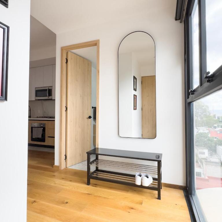 Roma-Condesa · Terraza privada + Queen · A/C - One-Bedroom Apartment - 24