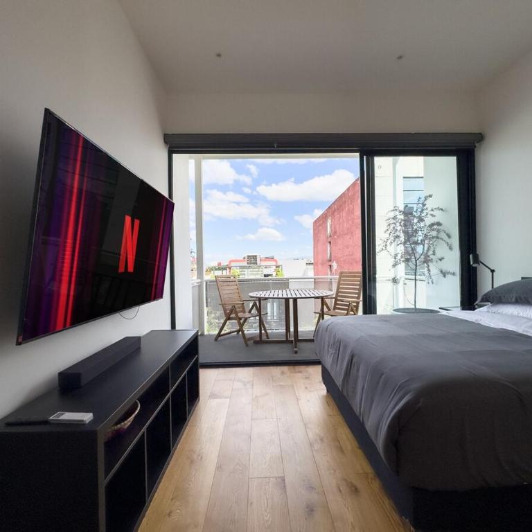Roma-Condesa · Terraza privada + Queen · A/C - One-Bedroom Apartment - 40