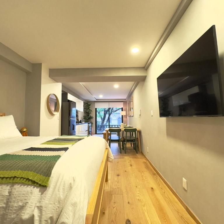 NEW LOFT with private patio at Roma Norte - Apartamento de 1 dormitorio - 5