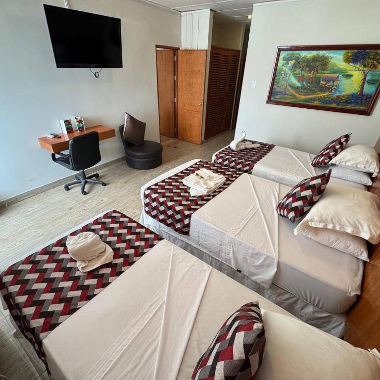 Samiria Jungle Hotel - Habitación Triple Estándar - 3 camas individuales - 2