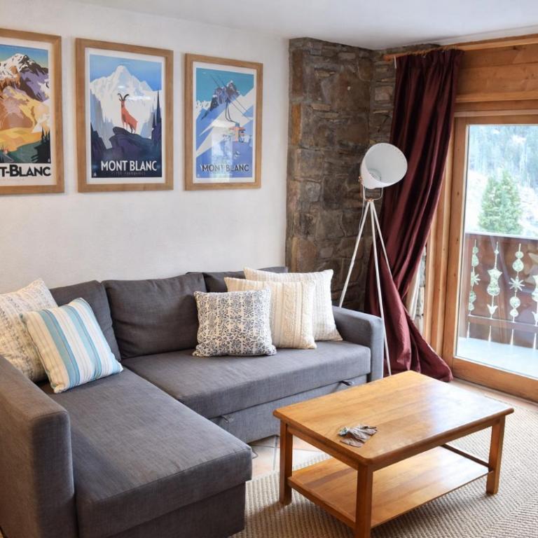 Appartement cosy - Magnifique vue, piscine et à deux pas du ski - Appartement 2 Chambres - 1