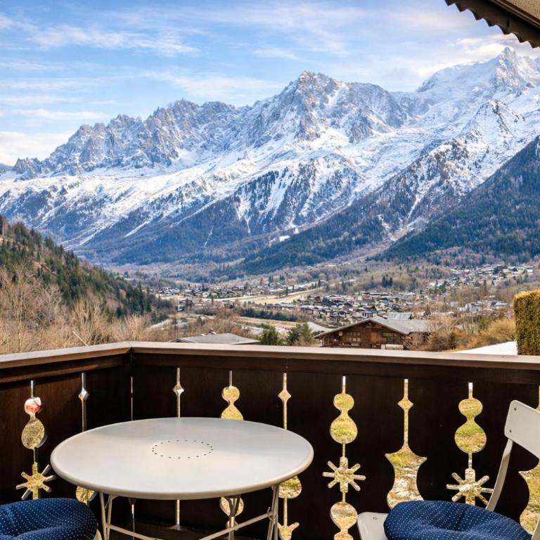 Appartement cosy - Magnifique vue, piscine et à deux pas du ski - Appartement 2 Chambres - 2