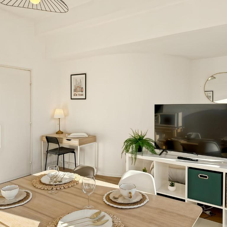 Le Soleil - Cosy & Garage Privé - Métro Rennes - Appartamento con 1 Camera da Letto - 6
