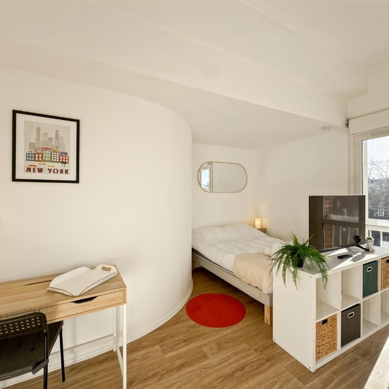 Le Soleil - Cosy & Garage Privé - Métro Rennes - Appartamento con 1 Camera da Letto - 14