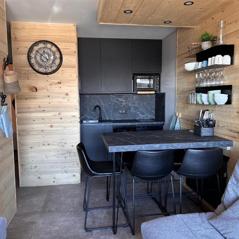 appartement Le chamois 512 meuble pour 5 personnes au pied des pistes domaine Galibier Thabor - Appartement avec Vue sur la Montagne - 1