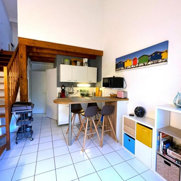 Appartement T2 mezzanine avec terrasse et animaux acceptés - Appartement 1 Chambre - 6