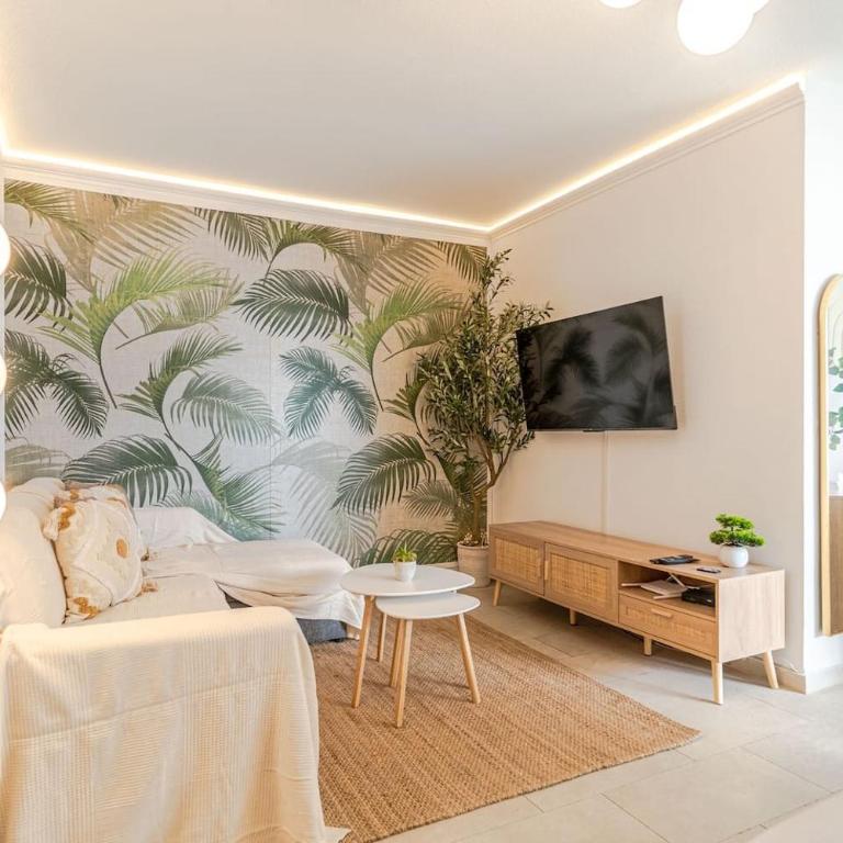 Playa a 2 min, vistas al mar, AC y piscina - Apartamento de 1 dormitorio con vistas al mar - 9