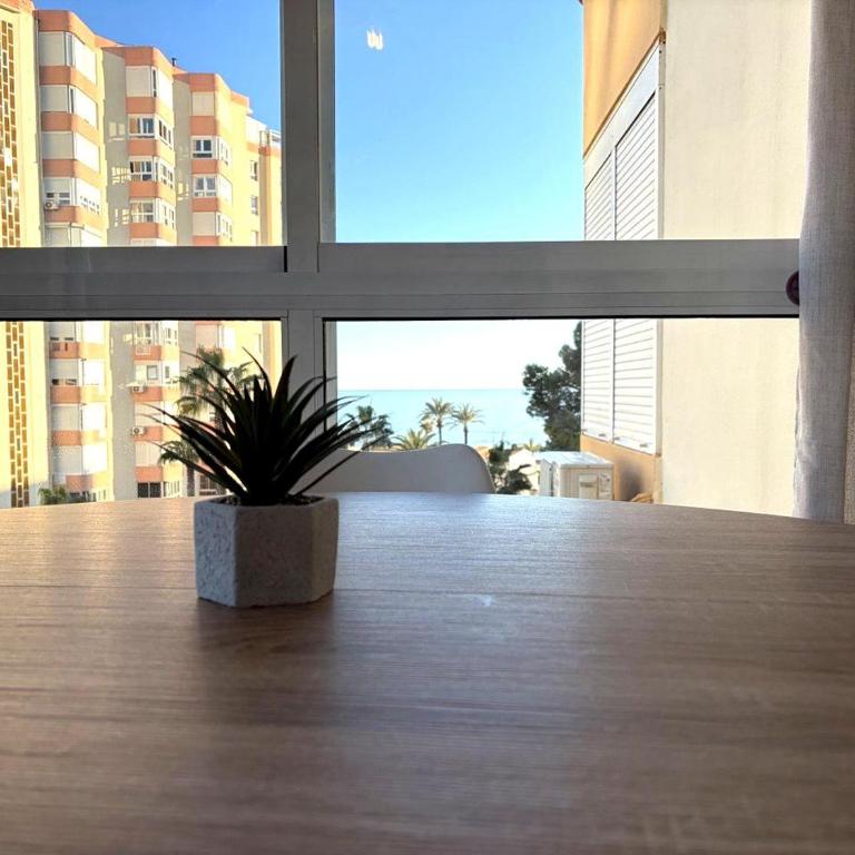 Playa a 2 min, vistas al mar, AC y piscina - Apartamento de 1 dormitorio con vistas al mar - 36