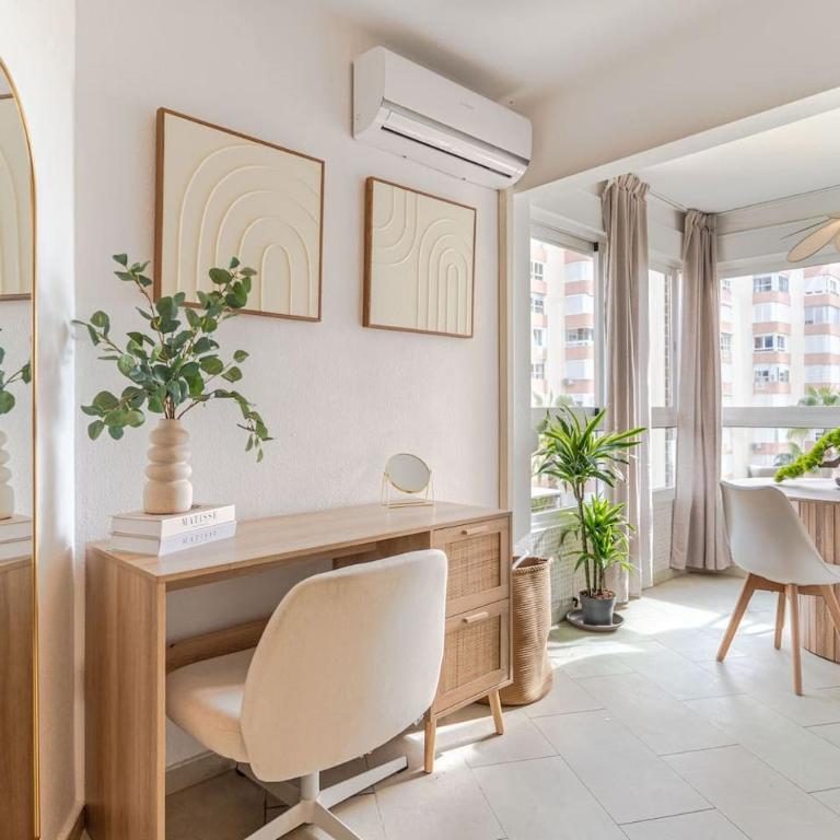 Playa a 2 min, vistas al mar, AC y piscina - Apartamento de 1 dormitorio con vistas al mar - 40