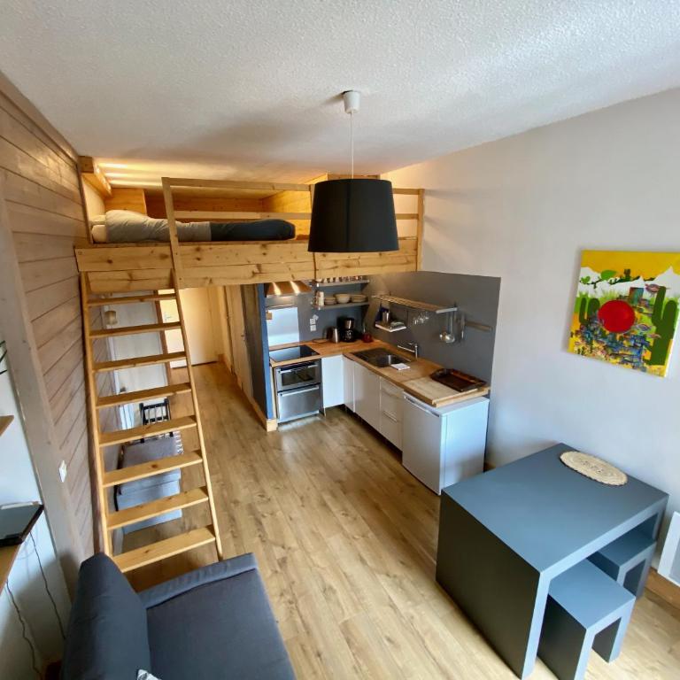 Au cœur de La Grave Immeuble des Ruillans - Studio - Vue sur Montagne - 9