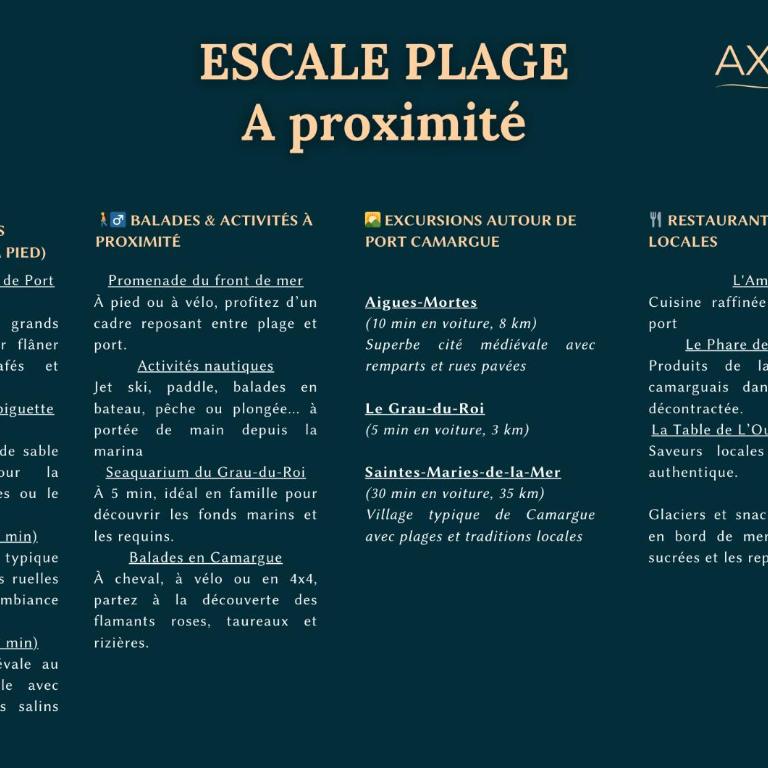 Studio Escale Plage à Port Camargue - Piscine - TV - Monolocale Superior - 25