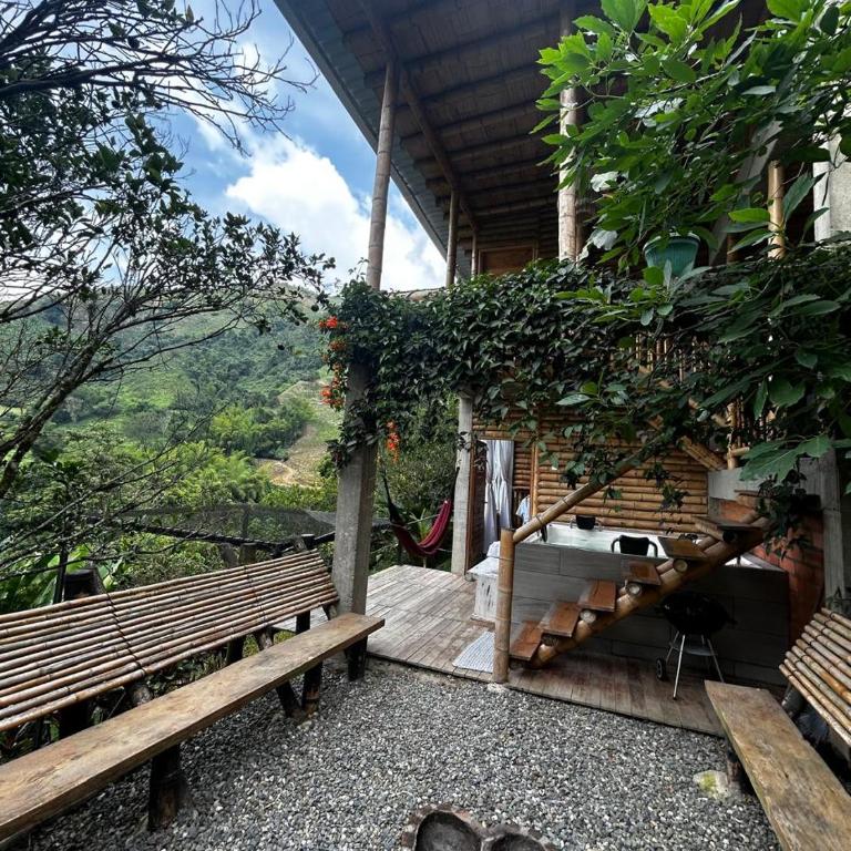Cabaña campestre para parejas o grupos - Casa de 2 dormitorios - 44