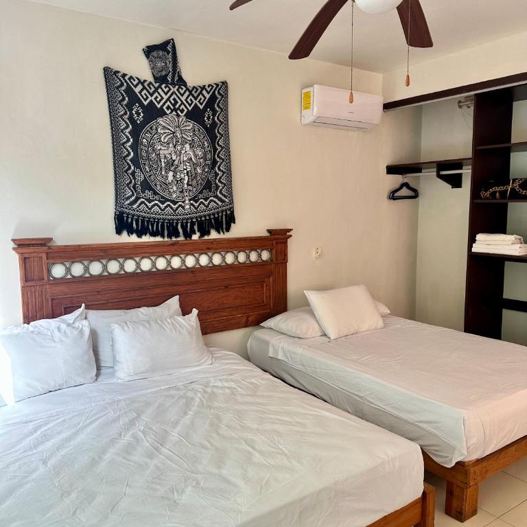 Penthouse Terraza & Jacuzzi Panorámicos, playas-cenotes y la Quinta Avenida todo caminando a 10 minutos! Muy amplio 2 niveles, excelente ubicación centro de Playa del Carmen, cerca de restaurantes, bares, área de coworking incluida para nómadas digitales! - Two-Bedroom Apartment - 22