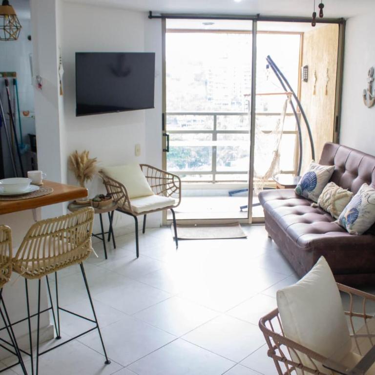 Apto Diners Rodadero WiFi - Piscina - Playa - Apartamento de 2 dormitorios con vistas al mar - 12