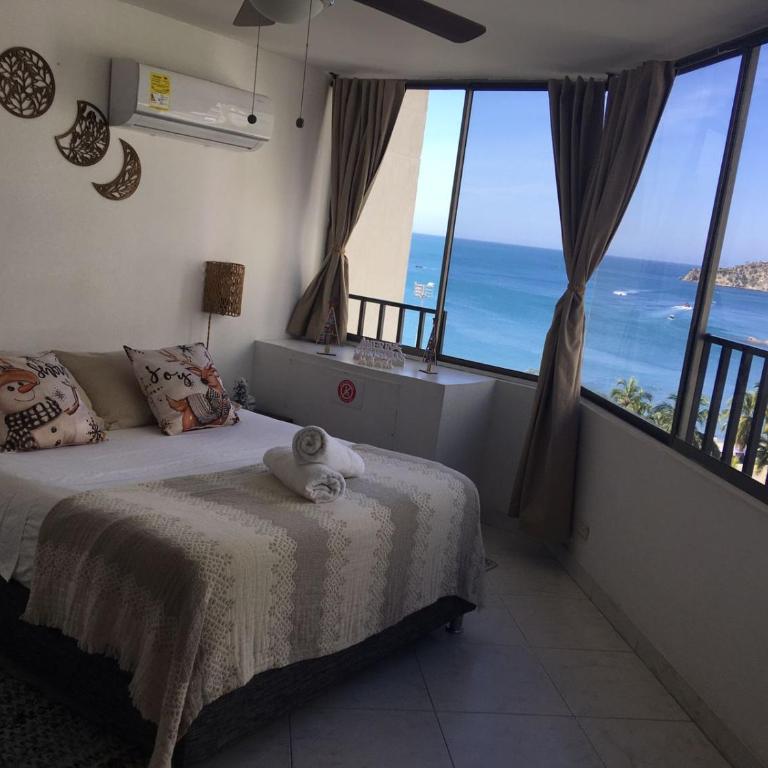 Apto Diners Rodadero WiFi - Piscina - Playa - Apartamento de 2 dormitorios con vistas al mar - 38