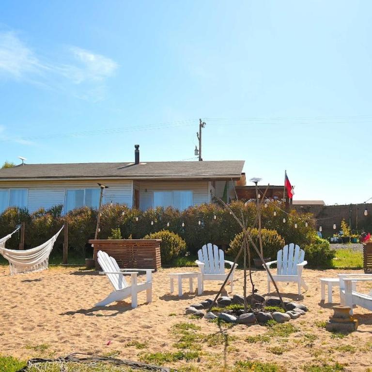 Brisa Mar Spa Parcela Casa Piscina Tinaja Sauna Cama de Cuarzo Algarrobo Tunquen - Three-Bedroom Home - 3