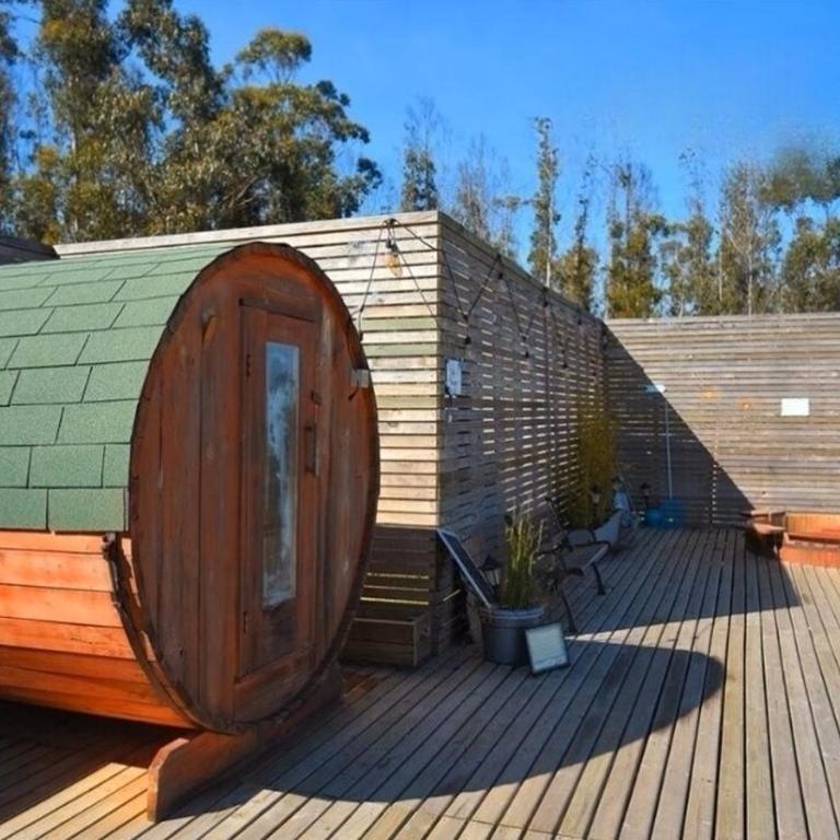 Brisa Mar Spa Parcela Casa Piscina Tinaja Sauna Cama de Cuarzo Algarrobo Tunquen - Three-Bedroom Home - 18