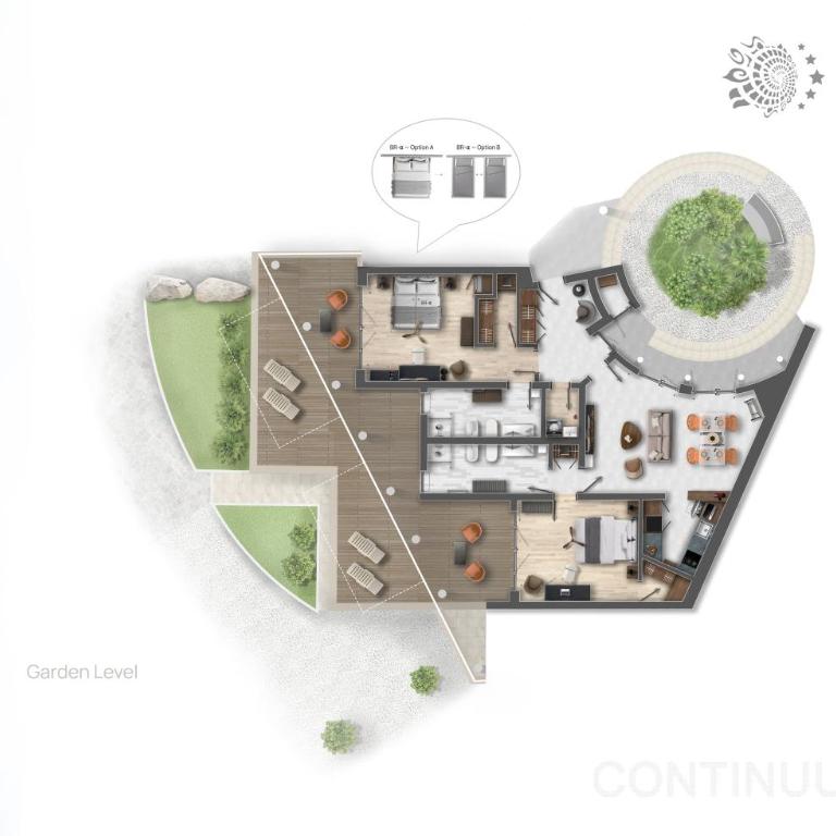 CONTiNUUM - Two-Bedroom Apartment with Terrace and Sea View - 12