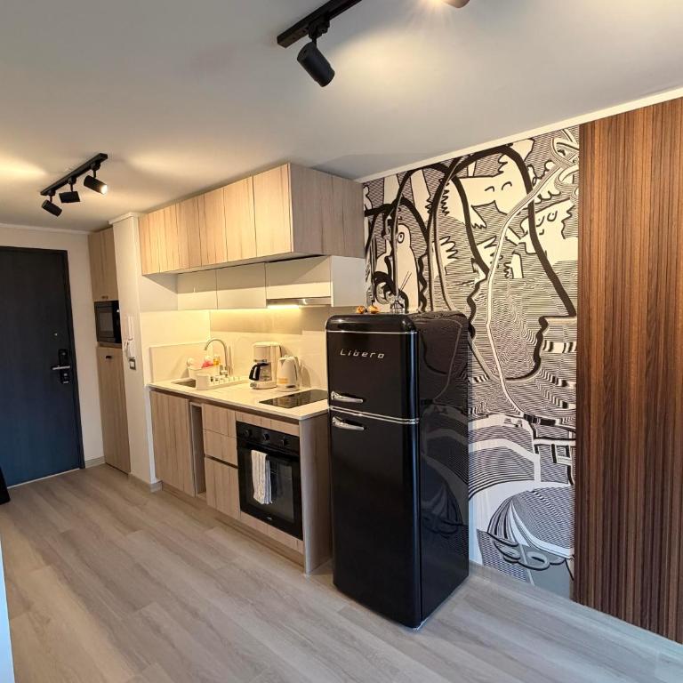 Ñuñoa, Estudio con estilo - Metro a 2 minutos - One-Bedroom Apartment - 1