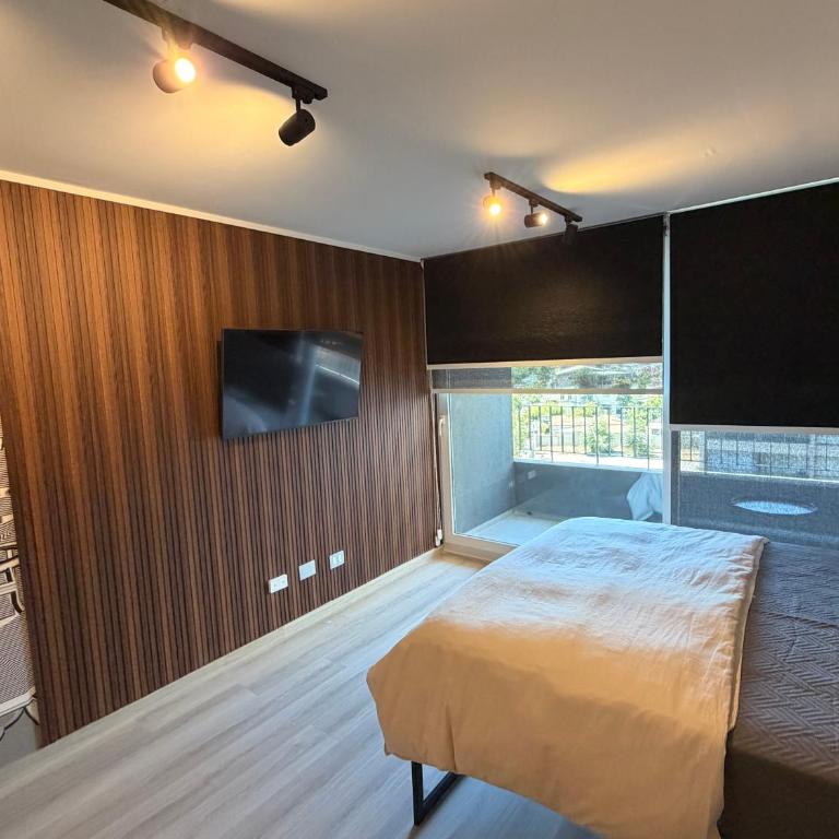 Ñuñoa, Estudio con estilo - Metro a 2 minutos - Apartamento de 1 dormitorio - 2