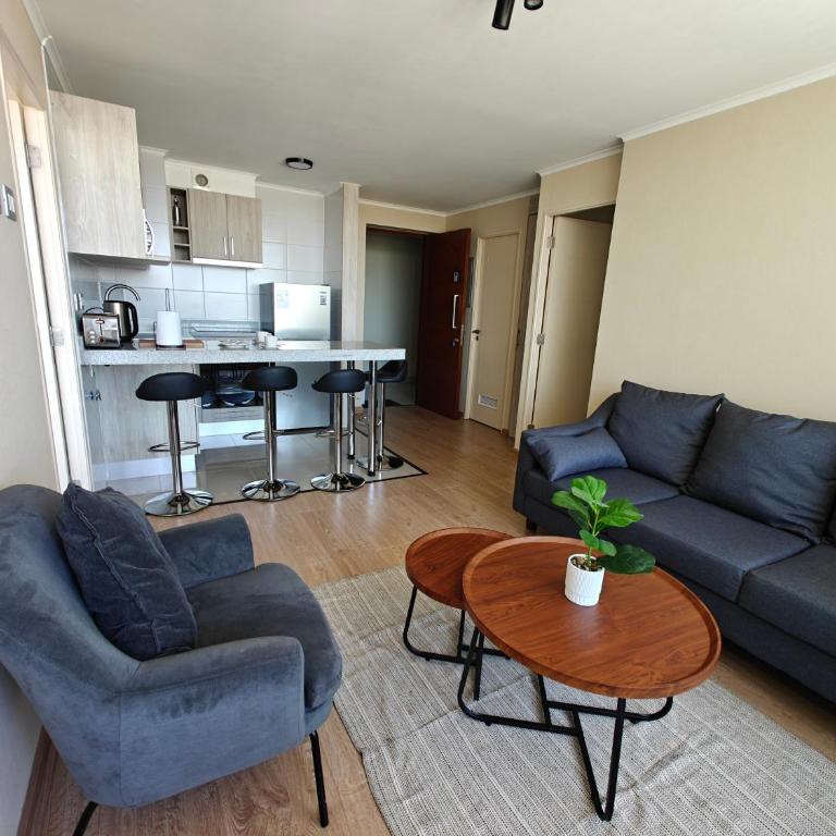 Amplio departamento en pleno centro de Chillán con estacionamiento privado - Two-Bedroom Apartment - 10