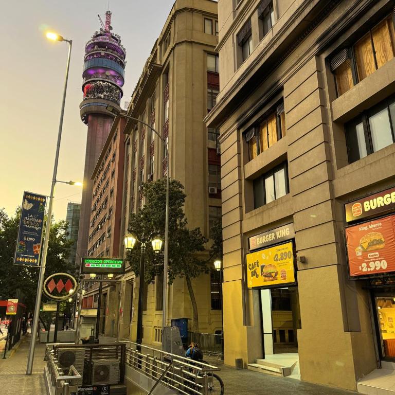 Departamento Suite moderno con ubicación privilegiada en el centro de Santiago, cercano a Palacio De La Moneda y lugares turísticos de la ciudad CON AIRE ACONDICIONADO - One-Bedroom Apartment - 37