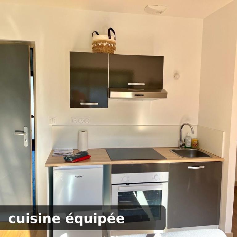 Gîte neuf au calme, RDC, Terrasse, Parking, 2 chambres, Clim - Appartement 2 Chambres - 27