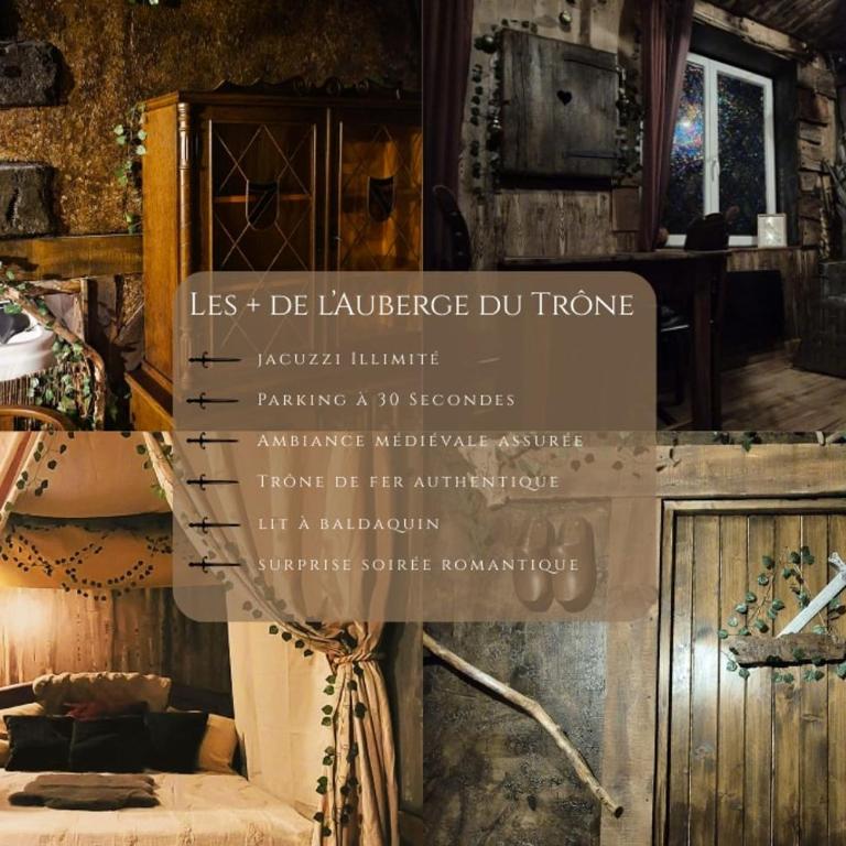 L'Auberge du Trône Romantique Médieval Jacuzzi - Appartement 1 Chambre - 1