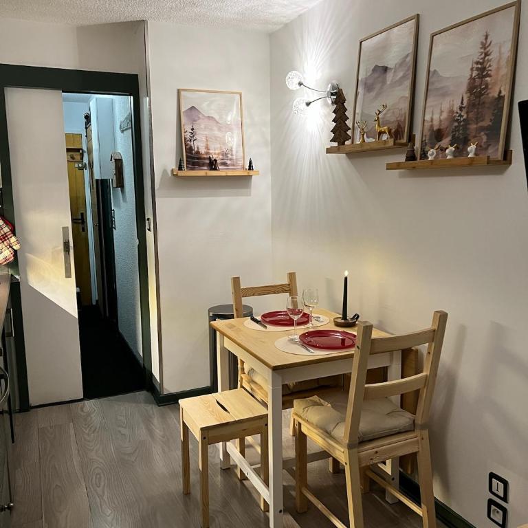 Studio cabine au cœur de la montagne - Valfréjus - Apartamento de 1 dormitorio - 5