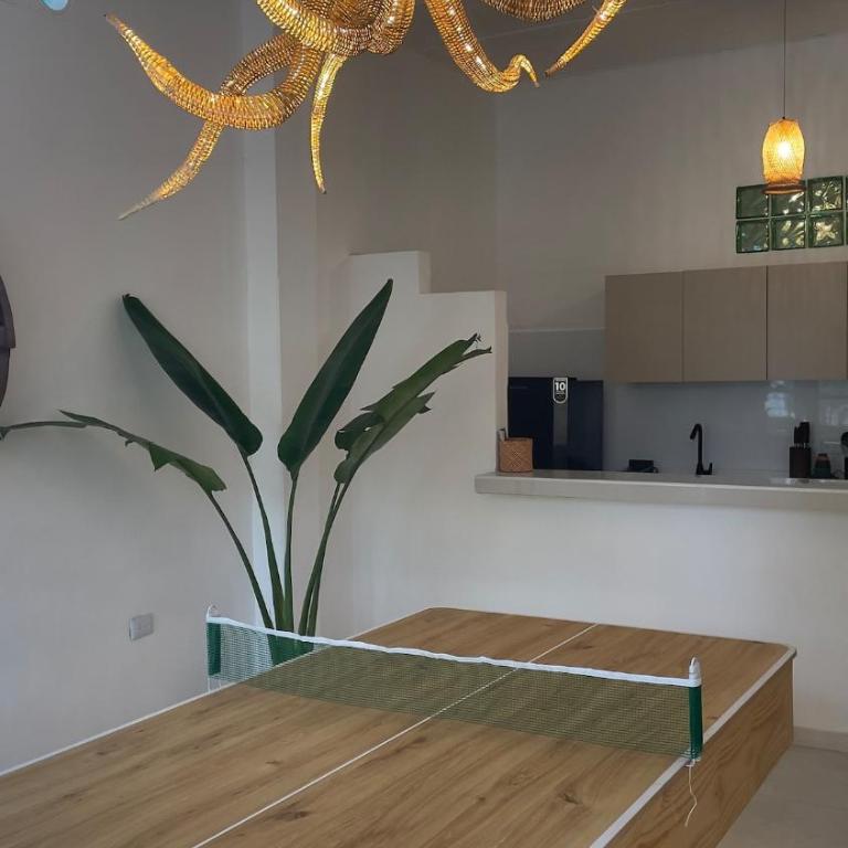 casa aria con mesa hockey, patio y ping pong - Two-Bedroom House - 3